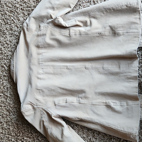 Northcrest cream suade leather womans jacket size small ( 6-8) - Picture 5 of 8